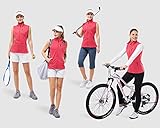 33,000ft Damen Leichte Laufweste Outdoor Softshell Weste Frau Ärmellose Jacke Winddichte Wasserdichte Atmungsaktive Vest Gilet für Laufen Golf Wandern Rosa M