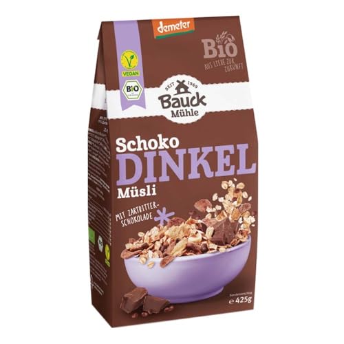 Bauckhof - Dinkel Müzli Schokozart Demeter - 425 g - 8er Pack