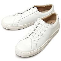 Amazon.co.jp: glabella Split Leather Sneakers Sサイズ(25.0-25.5cm