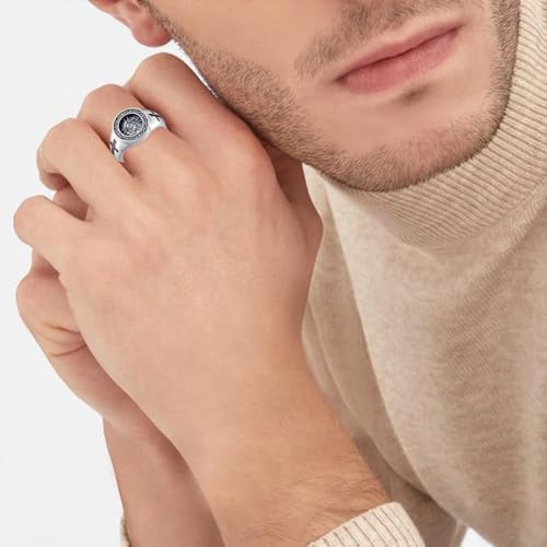 Zoxuxiwu Christian Rings for Men S925 Sterling Silver Jesus Ring Religious Christian Jewelry Gifts for Men Women (SIZE:9) by Zoxuxiwu - Image 5