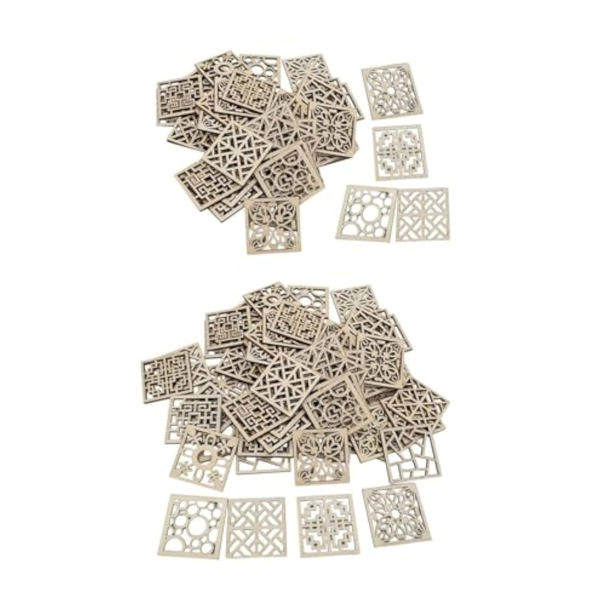 Unfinished Wood Cutouts for Scrapbooking and Crafting
