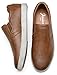Jousen Mens Slip On Shoes Lightweight Slip On Fashion Sneakers Retrobrown Casual Slip On Shoes for Men(AMY3051A retrobrown 11)