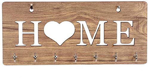 Rajasthan Creation Wall Mounted Key Holder for Wall/Home Decor/Office Decor (Multicolor)- 7 Hooks