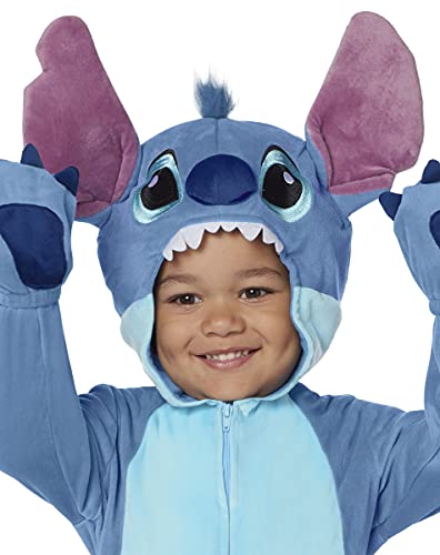 Spirit Halloween Lilo and Stich Toddler Stitch Costume | Officially Licensed | Disney | Stitch Cosplay | Onesie Outfit3