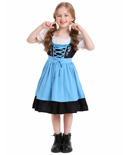 Disfraz Completo Dirndl Baviera Para Niñas miniatura 5