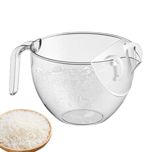 Bol Para Lavar Arroz - Cesta Filtro Con Drenajes Laterales - Escurridor De Cocina Para Frijoles Cereales Y Pasta,Para Lavar Y Enjuagar Frutas Verduras Legumbres Cereales Pasta En Fregadero