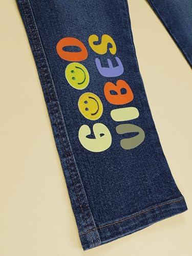 Image of KiddoPanti Boys Regular Fit Denim Pant | Stretch Poly Cotton Denim | Regular Fit Full Length Pant | Back Elasticated & Button with Zip Open Fly