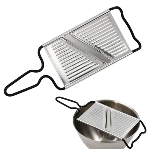 【燕三条製】ステンレス両刃スライサー Made in japan マットブラック 村の鍛冶屋×プリンス工業 日本製 食洗器対応 ハンドル/フッ素樹脂塗装 固定フック付き 薄切り