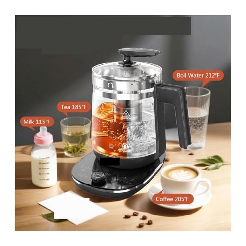 Hervidor eléctrico de vidrio 1.5L con infusor y 1200W miniatura 3