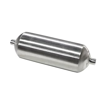 DOT-3A 1800 Sample Cylinder 1000 cm3 316L Stainless Steel Double-Ended 1/4 Female NPT