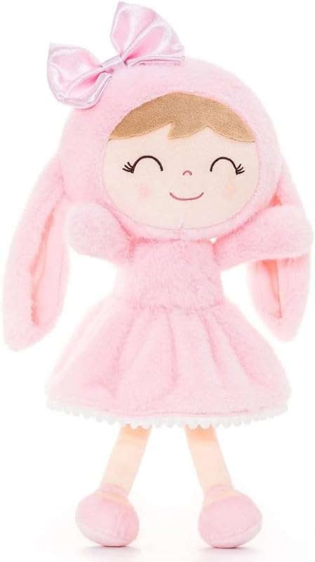Image of RVA Cute Bunny Baby Doll Plush Toys Lovable and Huggable Gift for Birthdays & Occasions for Children, Kids, Baby Girl Home Decor (Size 40 cm) (Pink)