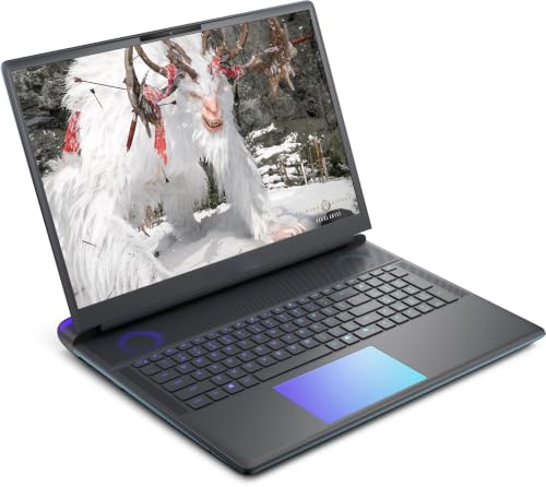 Image of New Area-51 Gaming Laptop 18.0 inch QHD+300Hz, 3ms Display 24 Cores Ultra 9 275HX 64GB RAM 2TB SSD Geforce RTX 5090 24GB GDDR7 CherryMX Keyboard Thunderbolt5 Gorilla Glass Panel Win 11Home Liquid Teal