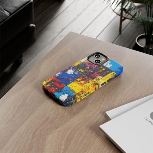 Coque iPhone 14 rigide mate jaune jaune contre traces et rayures - 4