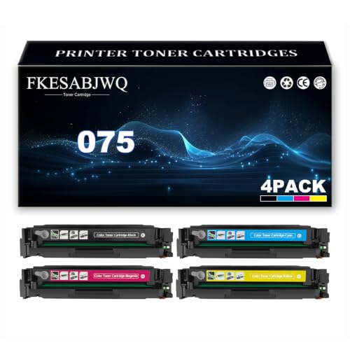 Cartouche toner 075 compatible Canon LBP646Cdw et MF667Cdw pack de 4