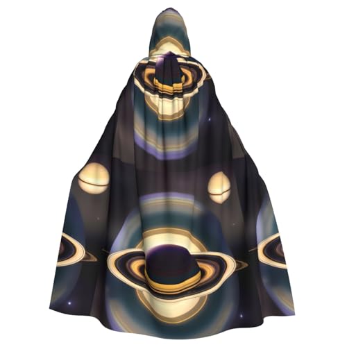 Cape à capuche Saturn Prints adulte modèle super grande dimension et tissu durable