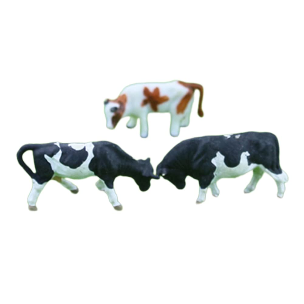 Lot De 10 Vaches Miniatures échelle 1/87 – Modélisme Ferroviaire HO/OO – Réalistes