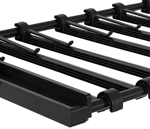 SoBuy® FRG38, Telescopic Wardrobe Organiser, Hanging Rail, Clothes Rack, Storage Shelving