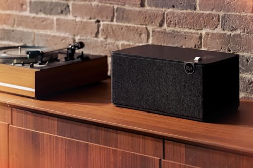 Klipsch The Three Plus Premium Bluetooth Speaker System, Turntable Ready with Phono/RCA Inputs, Bluetooth 5.3 with Up to 40 ft. of Distance, Matte Black - image 8