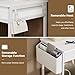 KAI-ROAD Girls Vanity Desk with Mirror and Lights Small Makeup Vanitys Set with Chair Fabric Drawers Power Outlet, Dressing Table Vanities for Kids Bedroom 40“ White
