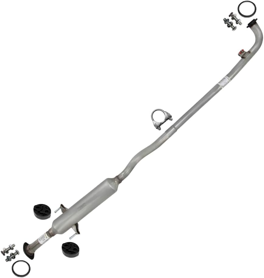 Exhaust Resonator Pipe Compatible for 2004-2006 Toyota Camry 3.3L | Stainless Steel | Northeastern Exhaust | Free Gaskets, Hangers, Clamp, and Bolt Kit Included