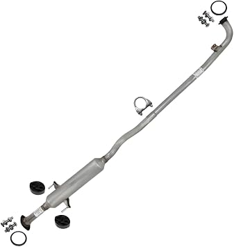 Exhaust Resonator Pipe Compatible for 2004-2006 Toyota Camry 3.3L | Stainless Steel | Northeastern Exhaust | Free Gaskets, Hangers, Clamp, and Bolt Kit Included