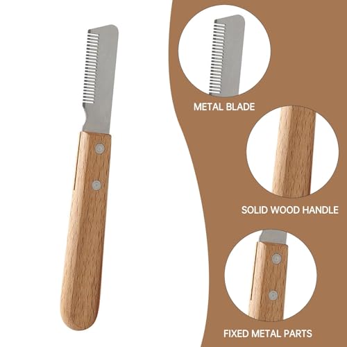 Image of Pet Comb, Dog and Cat Grooming Tool, Hair Cutting Scissors Alternative for Daily Care, Ideal for Shedding Control and Mat Removal