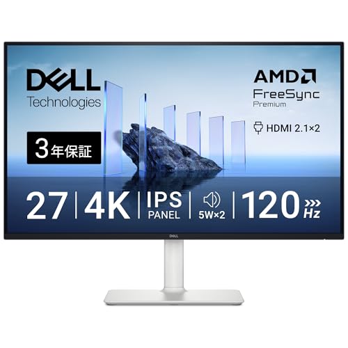 Amazon.co.jp: Dell S2725QS 27インチ 4K モニター(無輝点3年保証/4K
