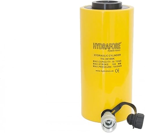 Gato hidráulico circular con círculo hueco de 30 toneladas 4" de un tiempo YG-30100K