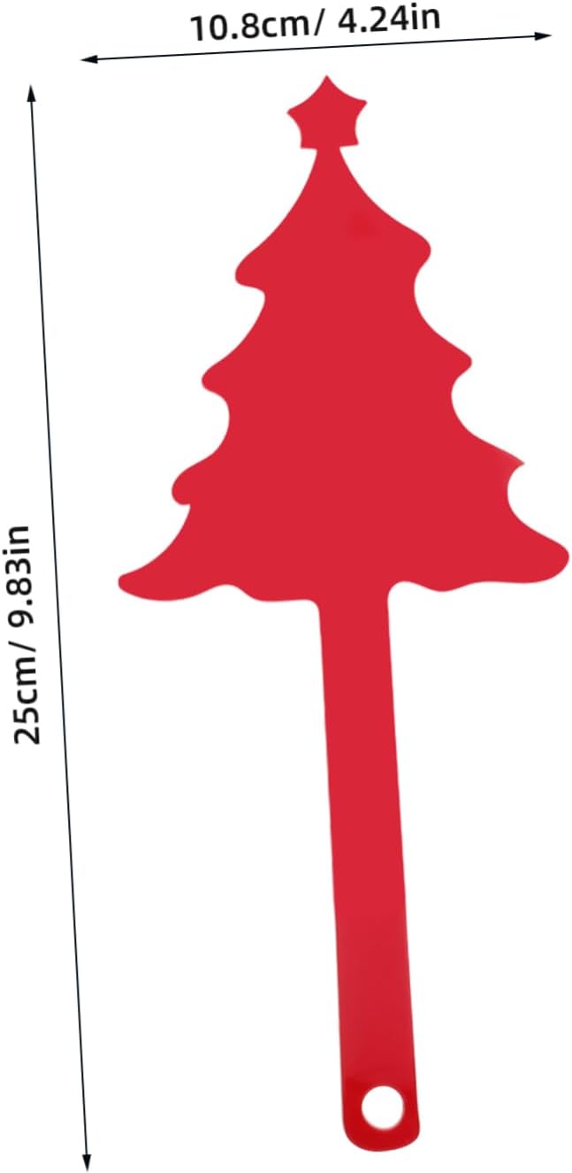 Toyvian Replacement Red Acrylic Mailbox Flag Skiing Dog Design Weather-Resistant Decor for Holiday Cheer Easy to Install Various Mailbox Types