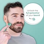 Derma Roller for HAIR and SKIN - for Face and Scalp Derma Stamp, 192 Titanium Individual Microneedles | FREE Storage Case | for Men and Women (Green, 0.30mm) - Image 5