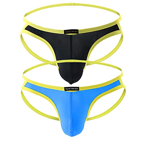 J06 Low Waist Pouchy Thong Youth G-Strings Bright In Colour Sexy Underwear For Men