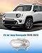 Hulyxayfave Parking Turn Signal Light Assembly Left Side Fits for Jeep Renegade 2019-2023, Fog Lamp Assembly Driver Side, Replacement CH2530106 68439336AA 68576374AA