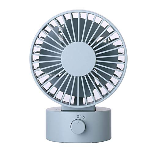 Jilin Portable Double Side Leaf Fan Two Gear Small Desktop Table Fan USB Chargeable Handheld Mini Desktop Air Flow Cooler Patios