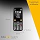 Beafon, SL270, Silverline, Tastentelefon, Seniorentelefon mit SOS Notruftaste, 3,5 Zoll (8,89cm) Display, Lichtisignal, Fotokontakte, Farbe schwarz