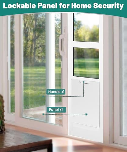 Fantrek Dog Door For Sliding Glass Door - Large Doggy Door For Sliding Door Insert -7 Ft Pet Door For Patio Slider thumb #6