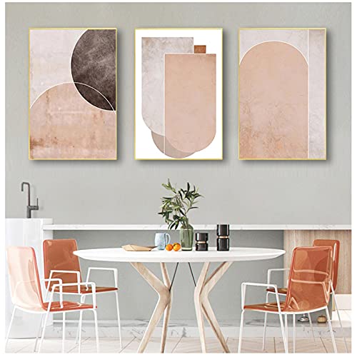 Toile affiche murale géométrique de qualité supérieure pour intérieur moderne 60x90cm