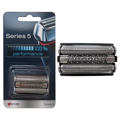 Zafina-UP 52B Shaver Razor Blade Cassette For Bra un 5 Series: 5020S 5030S 5040S 5050CC 5070CC 5090CC (Black)