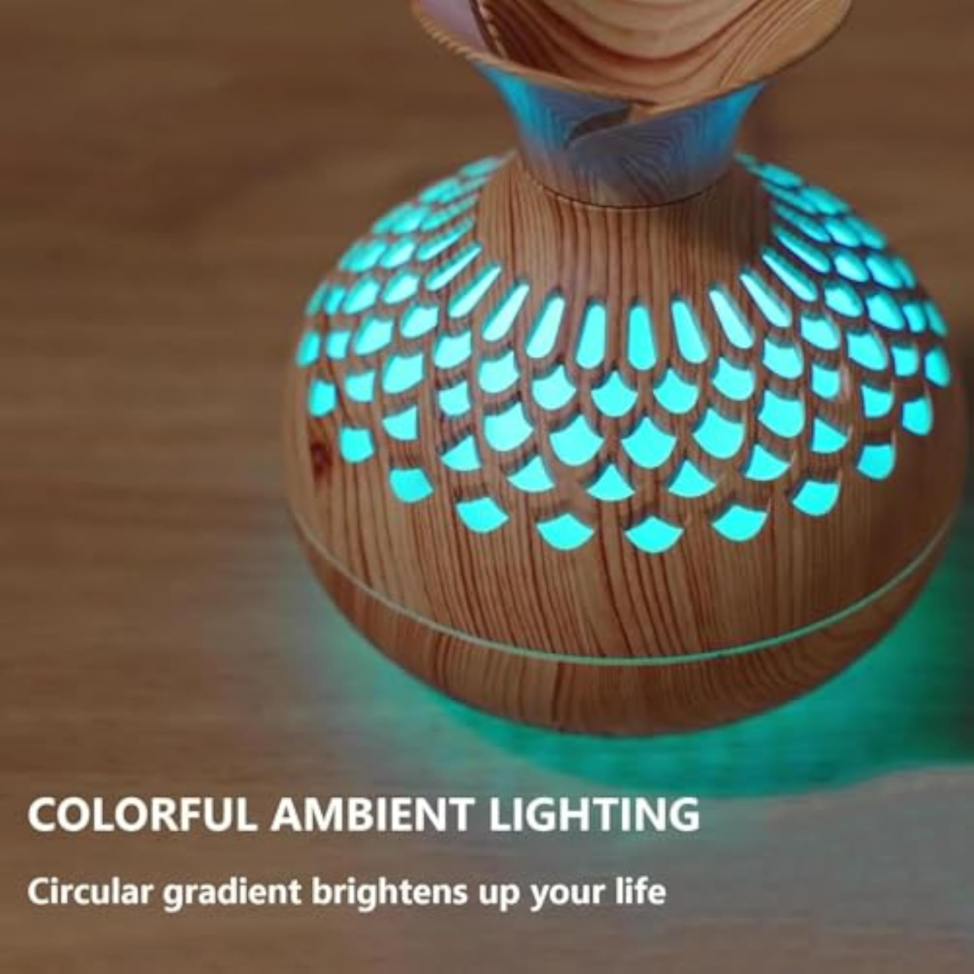 Colorful Mini Humidifier, Flower Shape Gift