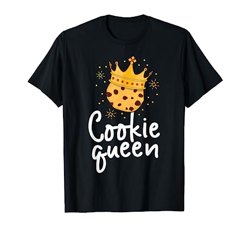 Cookie Queen Cute Chocolate Chip Foodie Gift Girls Women T-Shirt