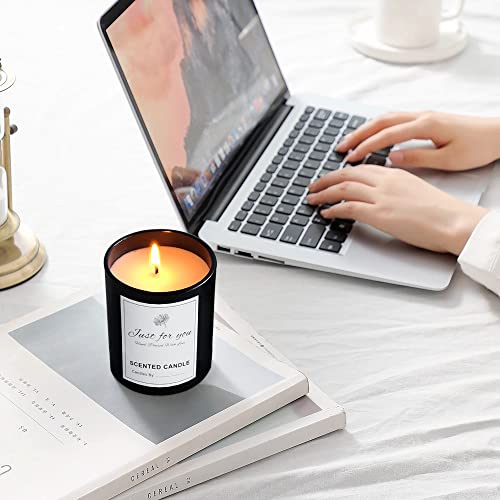 Connoo 15 Pack 7 Oz Matte Black Candle Jars With Bamboo Lids For Making Candles, Thick Glass Candle Jars Empty Jars In Bulk With Lids - Dishwasher Safe #TOP5