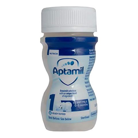 Aptamil First Infant Milk - Ready to Feed, 70ml, Box of 24 Bottles Cover