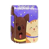 Mini bolsa portátil perfecta para viajar: ligera y fácil de poner en el bolso. Dimensiones: 2.7 x 0.8 x 3.7 pulgadas. Perfecto para contener hasta 3 pintalabios. También puede contener algunas tarjetas de crédito. Es impresionante para senderismo, viajes, camping, fiestas, etc. con suficiente espacio para las pertenencias.
