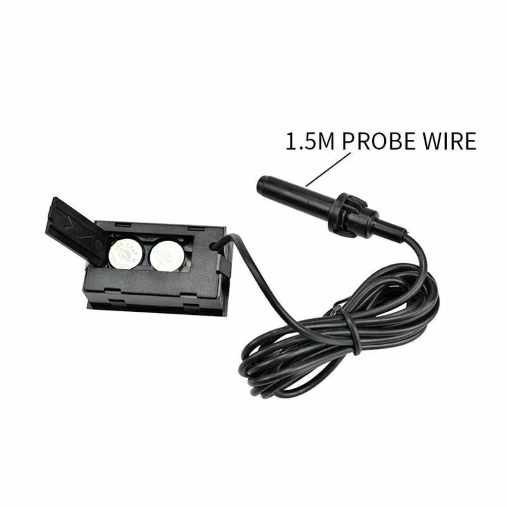 Termometro Igrometro Digitale LCD - Sonda 1.5m Per Rettili, Incubatori, Acquari