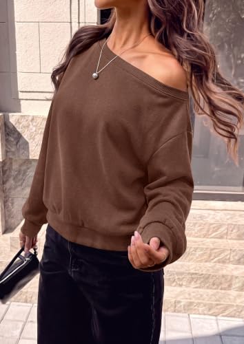 Womens Off The Shoulder Sweatshirt - image 3