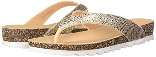 Image of Max Women Sheen Detail Flip Flops