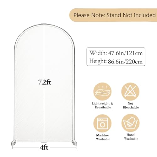 Funda Beige Blanco para Arco Fotográfico 7.2ft miniatura 5