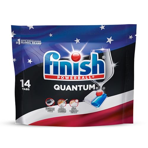 Image of Finish Quantum Dishwasher Pods, Dishwasher Detergent Dish Soap, Fresh Scent, 14 Count