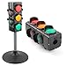 Educational Stoplight Lamp – Realistic Red Yellow Green Signal Toy, Audio Visual Road Training Tool, Sturdy Classroom Teaching Aid | Home Playroom Outdoor School Safety Practice for Kids Girls Boys