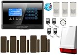 Mapishop CLARENCE Allarme Casa Kit nuovo modello 2020, Con INTERNET wifi, COMPLETAMENTE CONFIGURATO (CLAR prem plus sm)