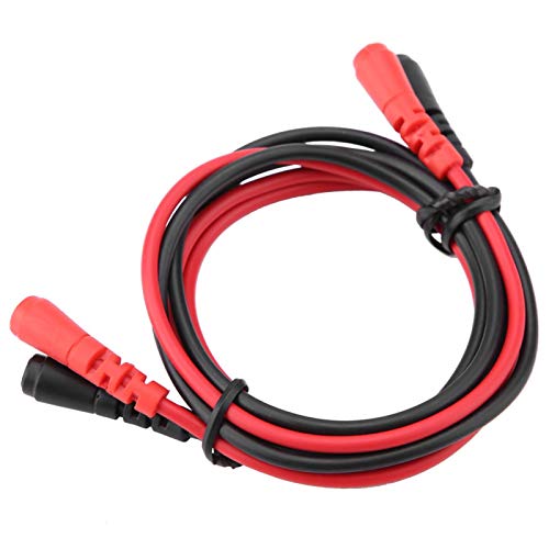 Cables de prueba de multímetro, sondas de multímetro digital Prueba de sonda afilada de precisión con pinzas de cocodrilo Juego de puntas de sonda reemplazables Cover